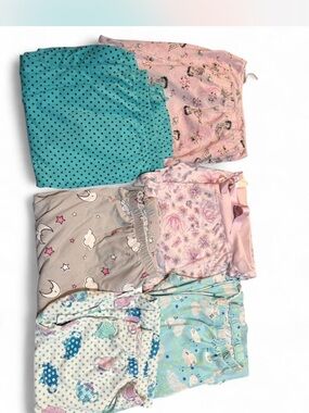 Women’s Mixed Pajama Bottoms - Pastel Prints (6 pcs)